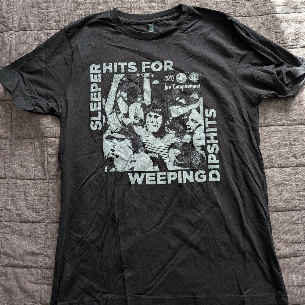 NEW - Los Campesinos! Band Shirt - Sleeper Hits For Weeping Dipshits - Medium